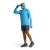 icebreaker 150 MerinoFine Ace LS Hoodie - Felpa di merino con cappuccio - Uomo | Hardloop