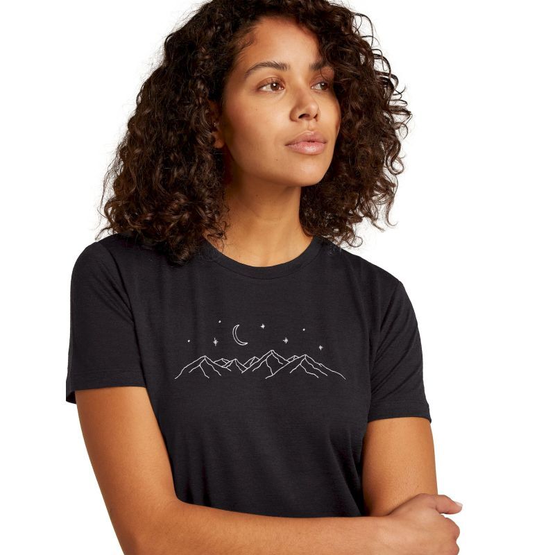 icebreaker Merino 150 Tech Lite SS Tee Sparkling Stars - T-shirt en laine mérinos femme | Hardloop