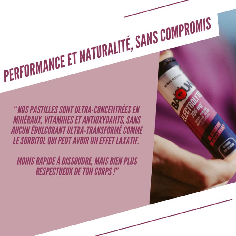 Baouw Mûre-Cassis - Bebida energética | Hardloop