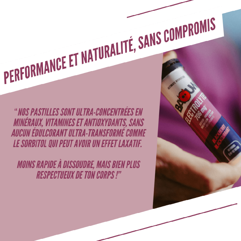 Baouw Mûre-Cassis - Energy drink | Hardloop