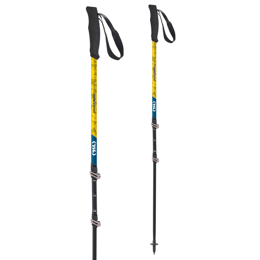 TSL Outdoor Tour Carbon Compact 3 Light Push & Pull - Walking Poles