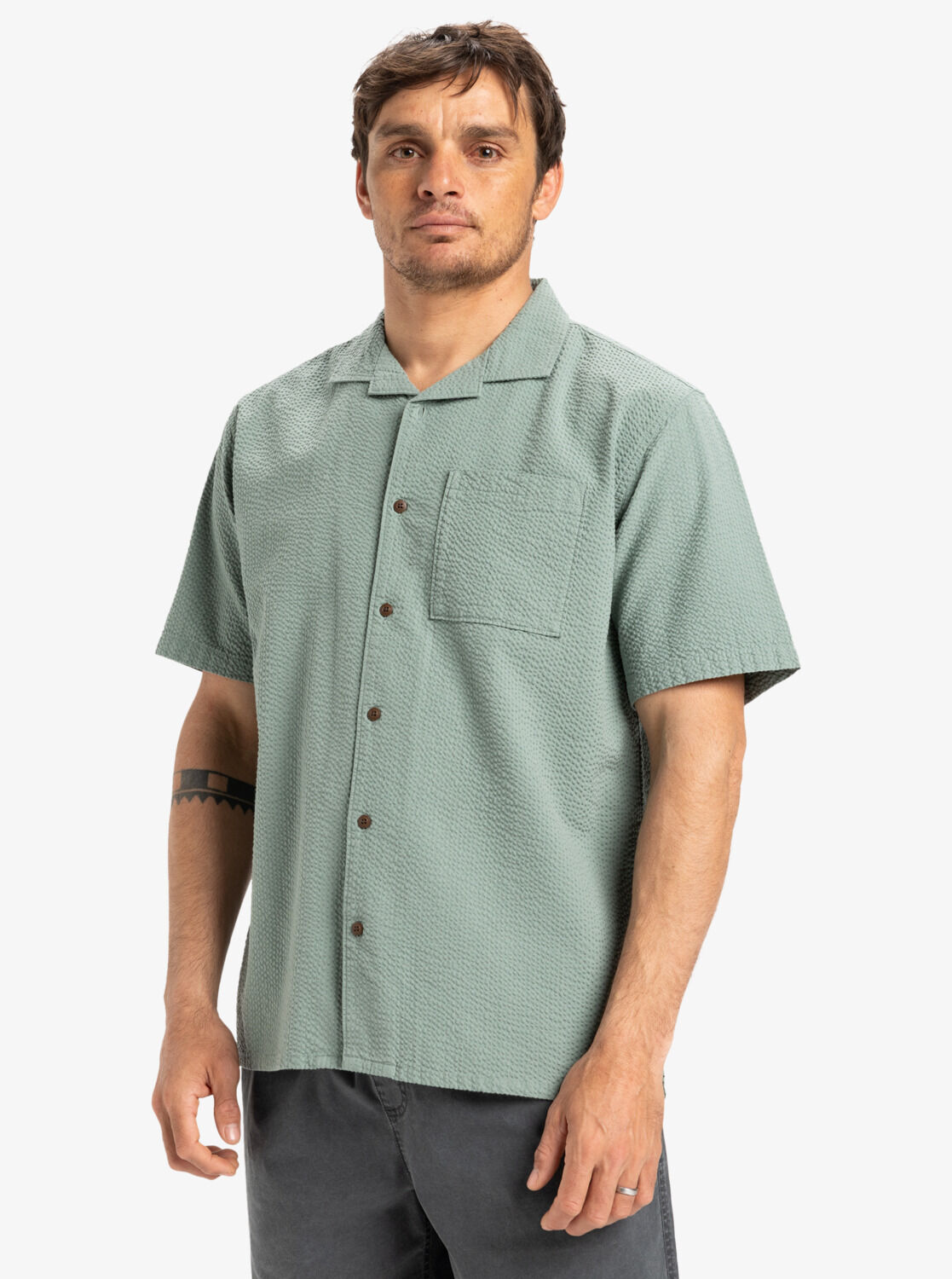Quiksilver Heartbeat SS - Chemise homme | Hardloop