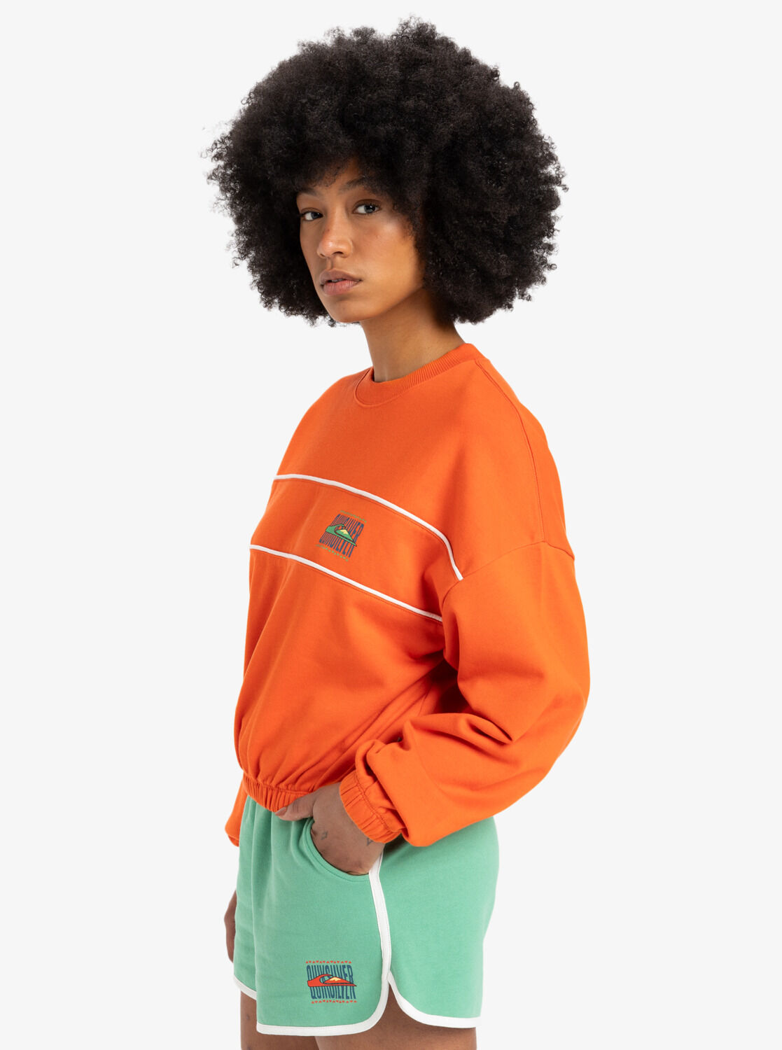 Quiksilver Crop Over - Felpa - Donna | Hardloop