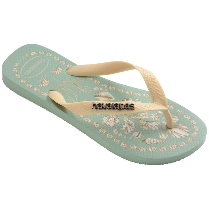 Havaianas Top Fashion - Tongs Dégradé Corail Confortables Pour Femme | Semelle Caoutchouc Brésil