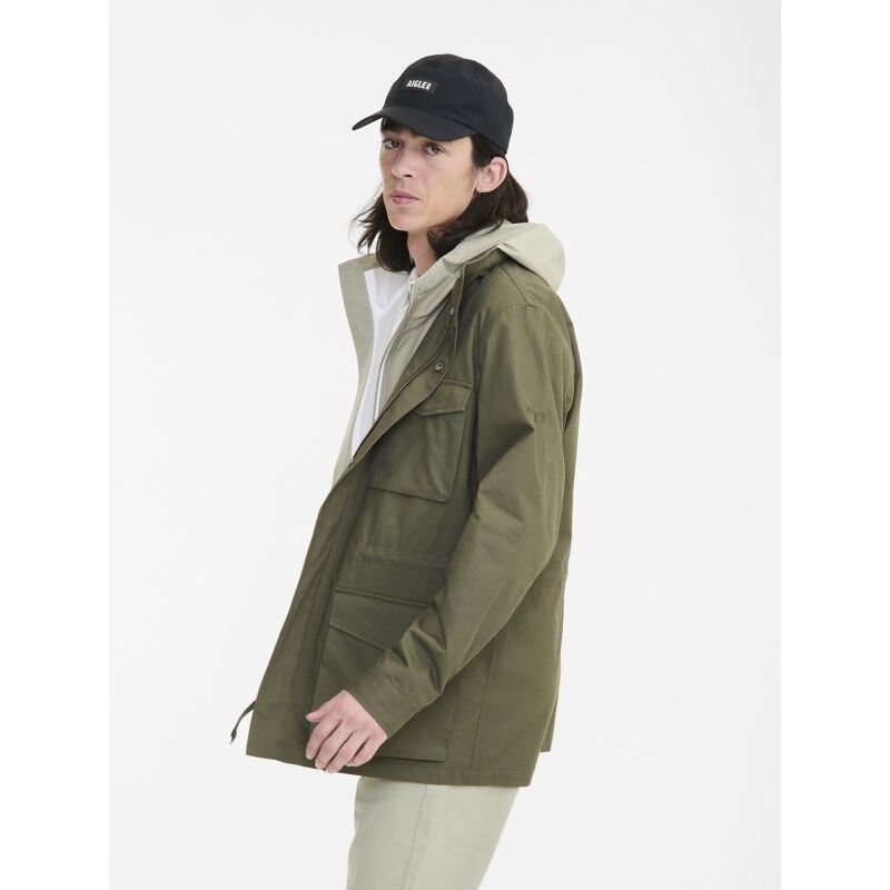 Aigle Veste Saharienne Capuche Rétractable - Giacca - Uomo | Hardloop