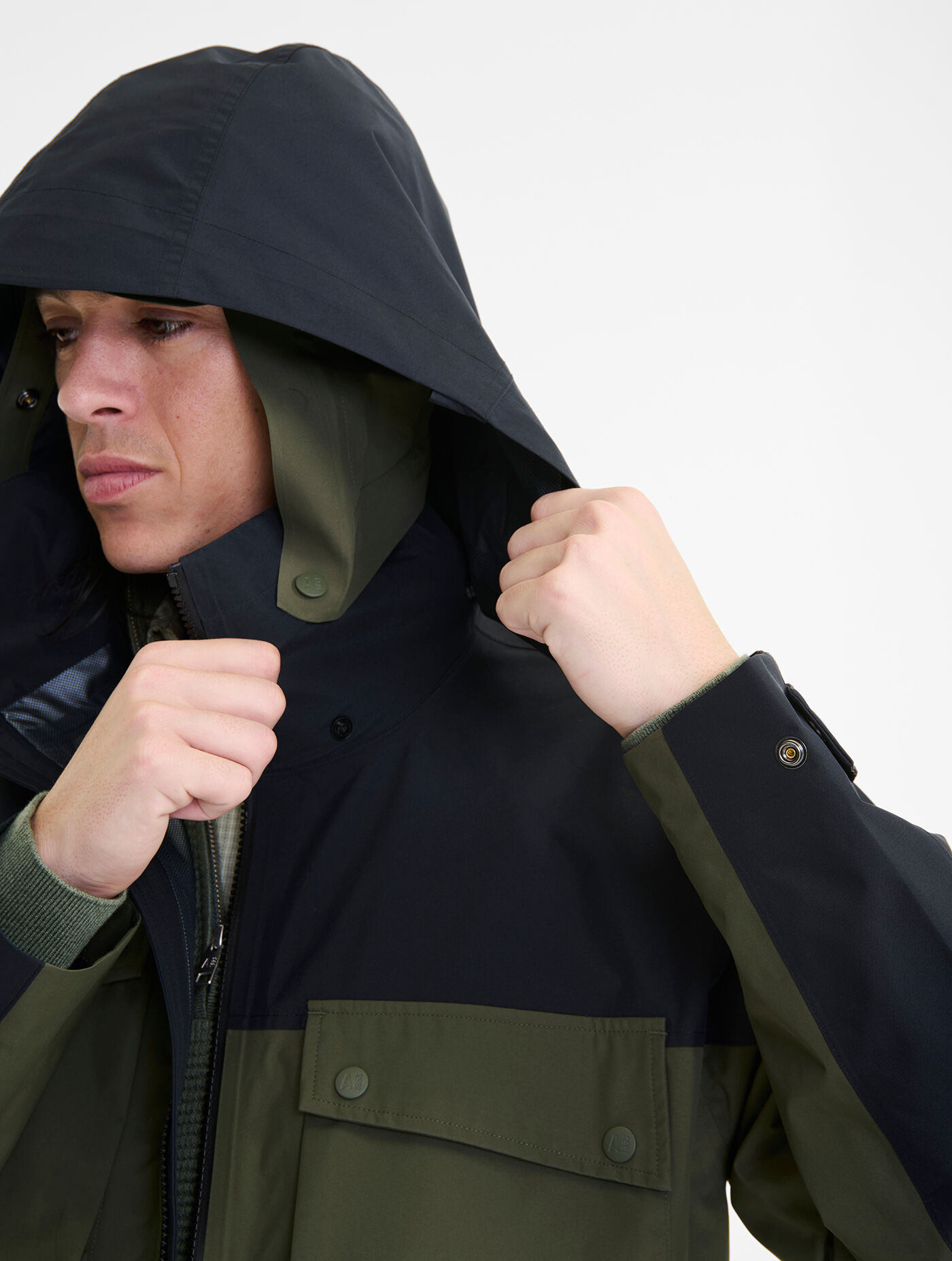 Aigle Parka Mi-Longue MTD Capuche - Regenjacke - Herren | Hardloop
