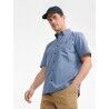 Aigle Chemise Carreaux Manches Courtes Dry Fast UV-C - Koszula meski | Hardloop