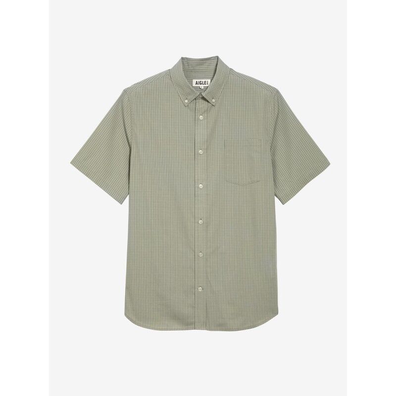 Aigle Chemise Carreaux Manches Courtes Dry Fast UV-C - Shirt - Men's | Hardloop