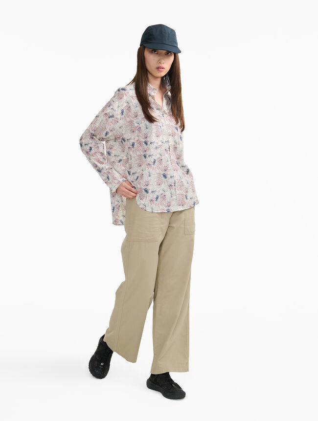 Aigle Chemise Voile Coton Imprimé - Koszula damski | Hardloop