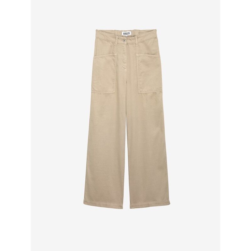 Aigle Pantalon Twill Coton Lin - Trousers - Women's | Hardloop