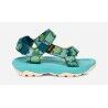 Neon Floral Bright Teal