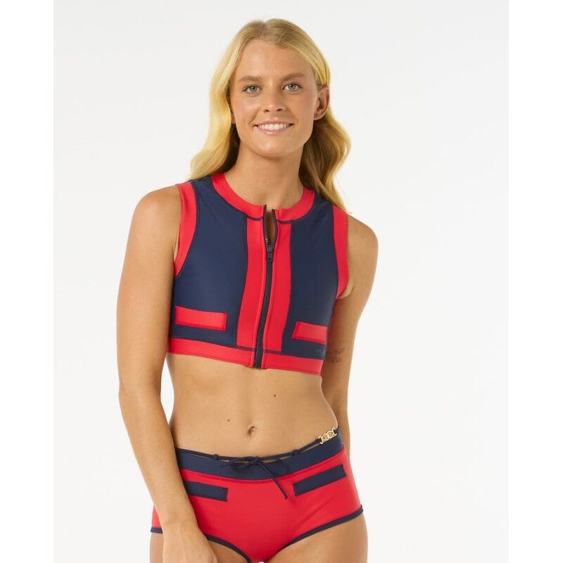 Coco Short Sleeve Vest - Neopreen Top - Dames