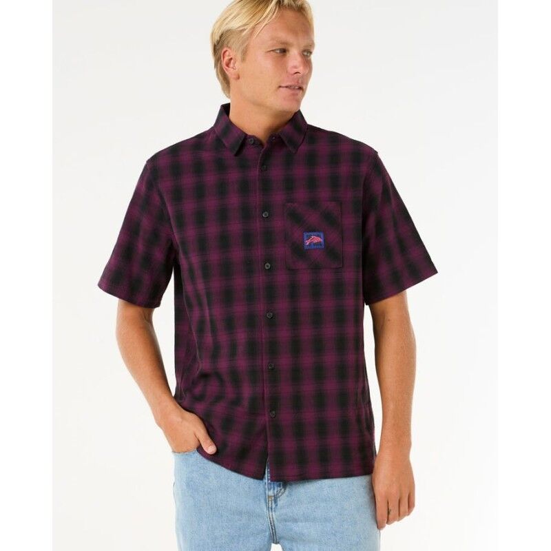 Rip Curl Raw Energy Plaid SS - Camicia - Uomo | Hardloop