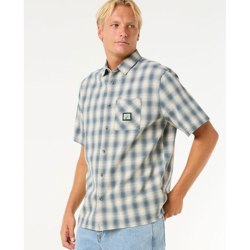 Rip Curl Raw Energy Plaid SS - Hemd - Herren | Hardloop