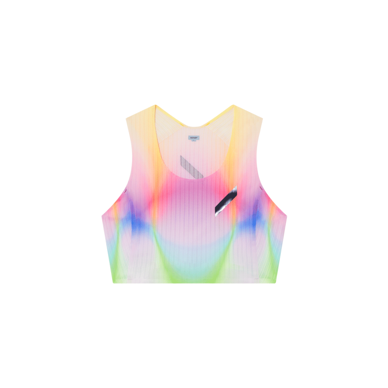 Soar Running Crop Race Vest - Tank top - Women's | Hardloop