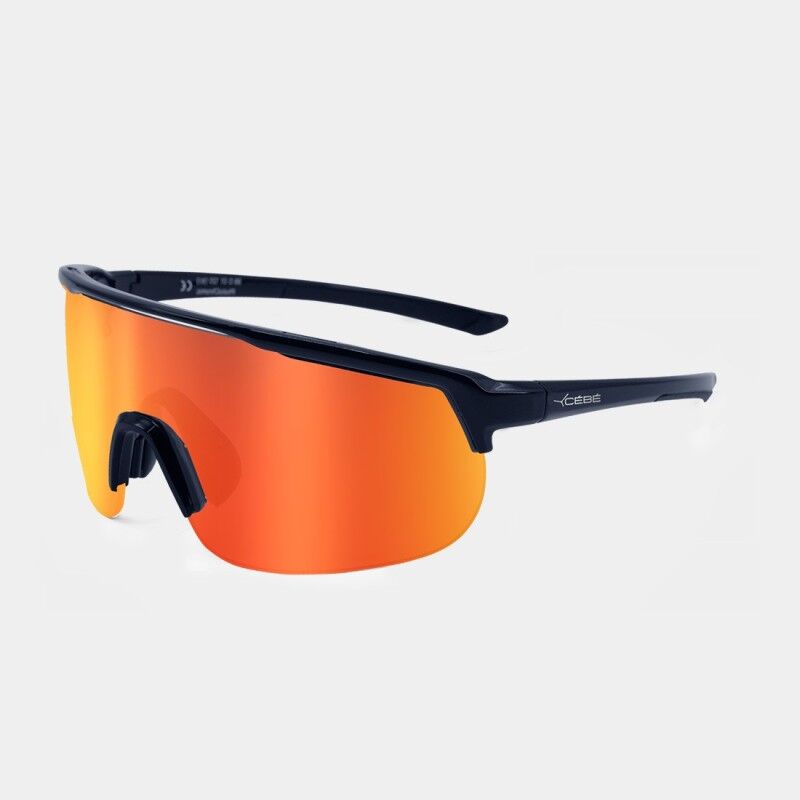 Cébé ATTRACTION Matte Green Geometric Camo/Grey Ultra Black Cat.3 | Grande - Gafas De Nieve Unisex Para Adultos
