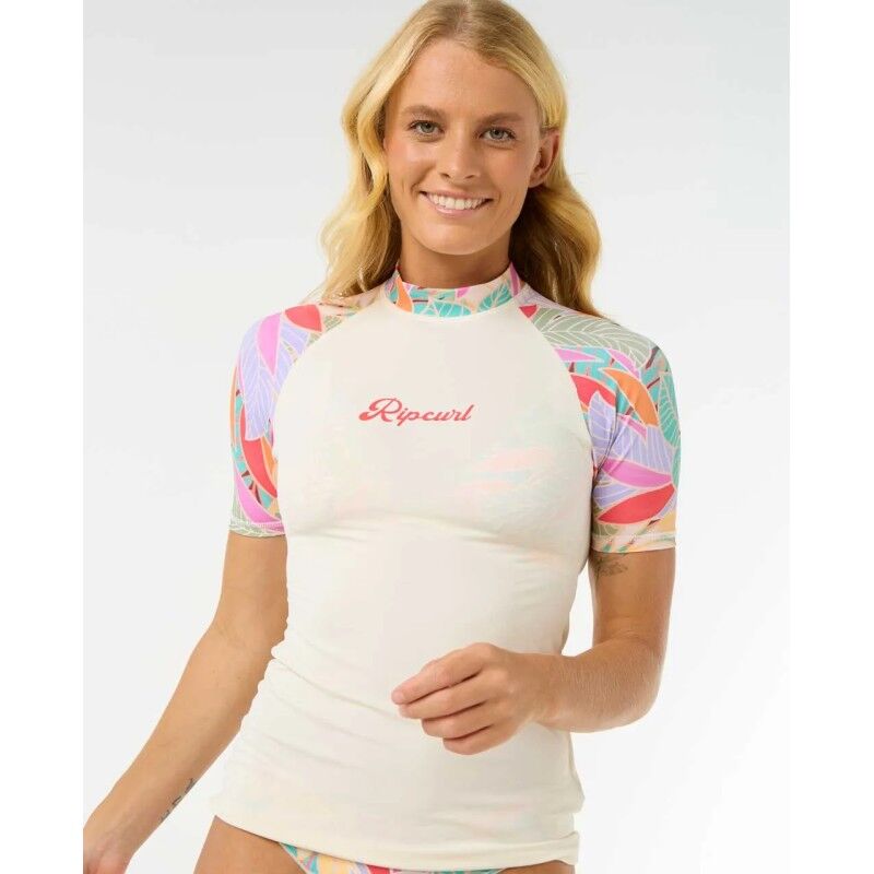 Rip Curl Cala Vadella Anti-UV SS - Camisola Lycra mulher | Hardloop