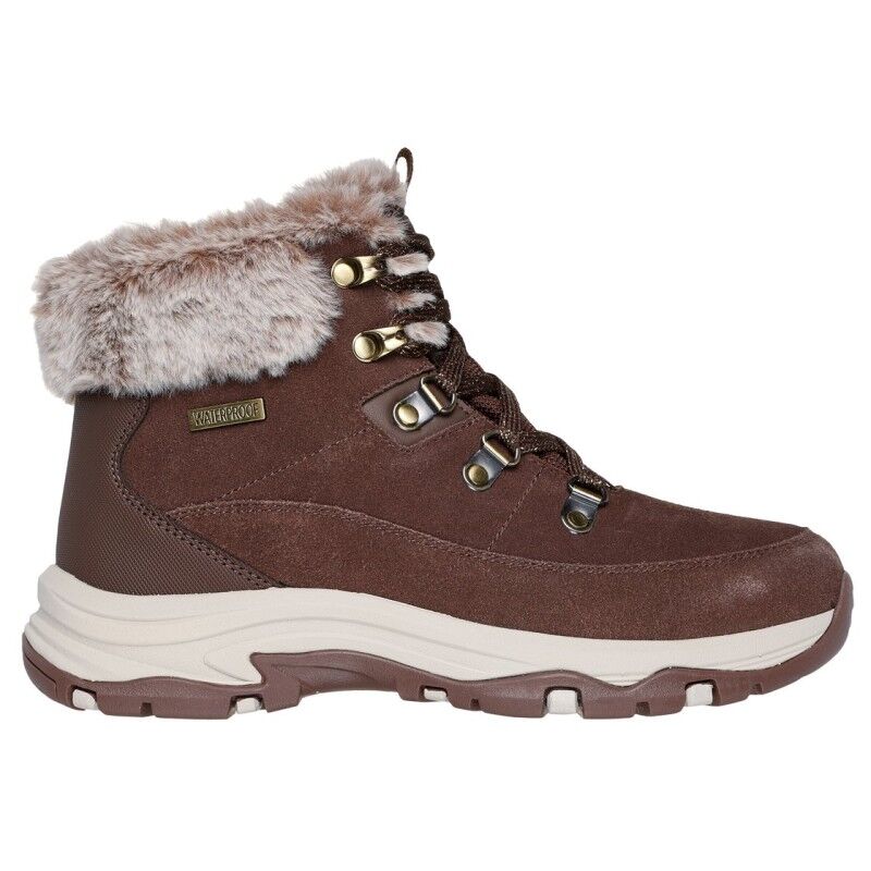 Stiefel Skechers Damen Wildleder Skechers Trego Snow Worries