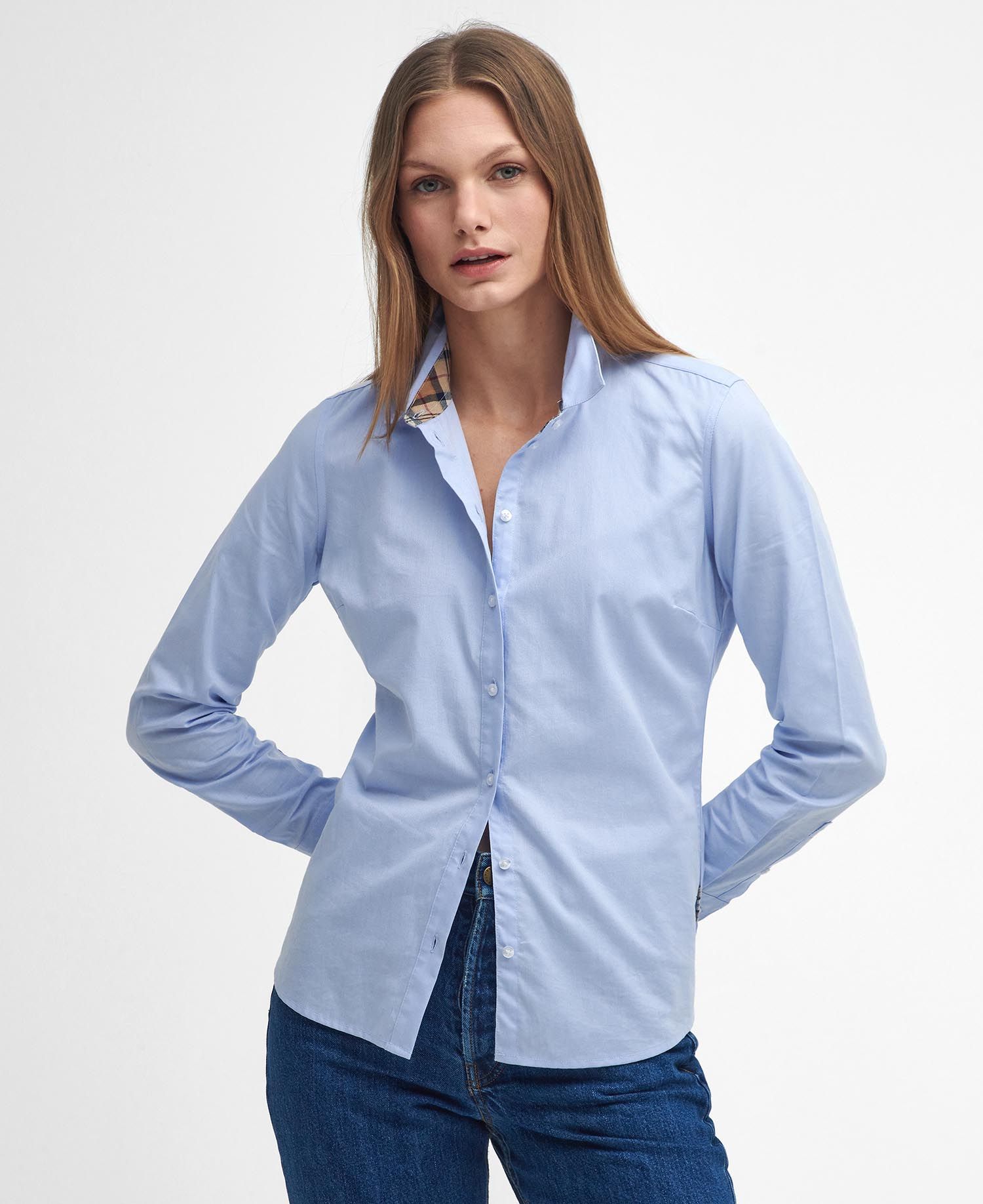 Barbour Derwent Regular Long-Sleeved Oxford Shirt - Shirt - Women's | Hardloop