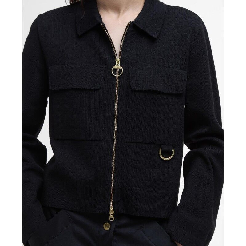 Barbour Alma Knitted Zip - Jacka - Dam | Hardloop