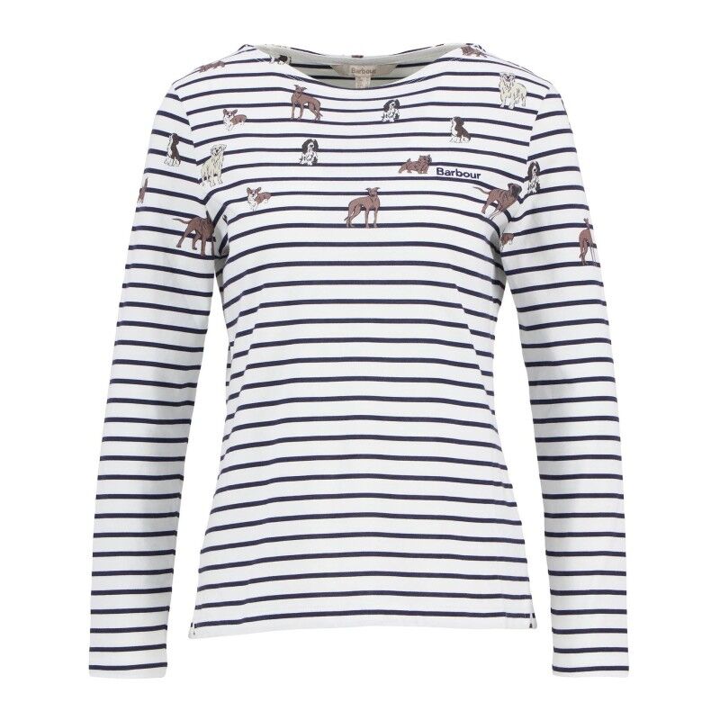 Barbour Bradley Print Top - Camiseta - Mujer | Hardloop