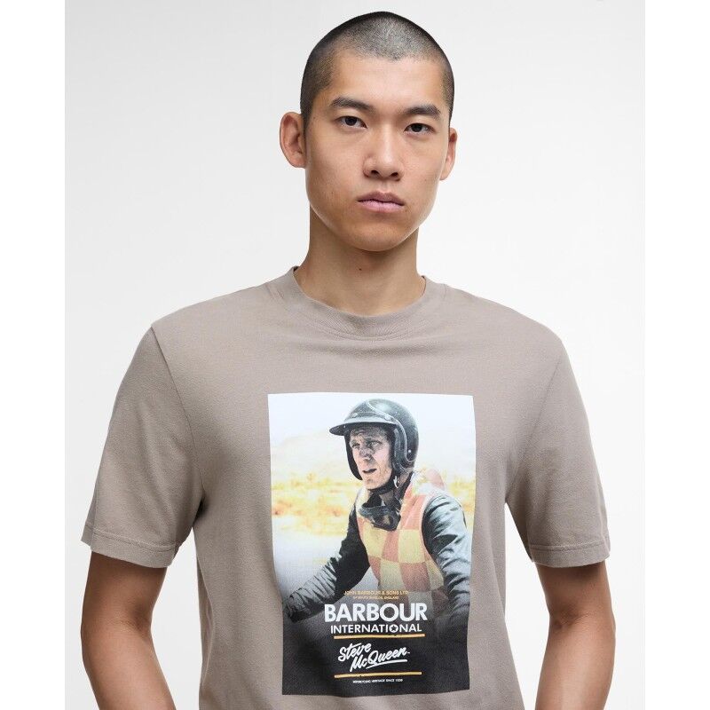 Barbour International Nicholl SMQ Graphic - T-shirt homem | Hardloop