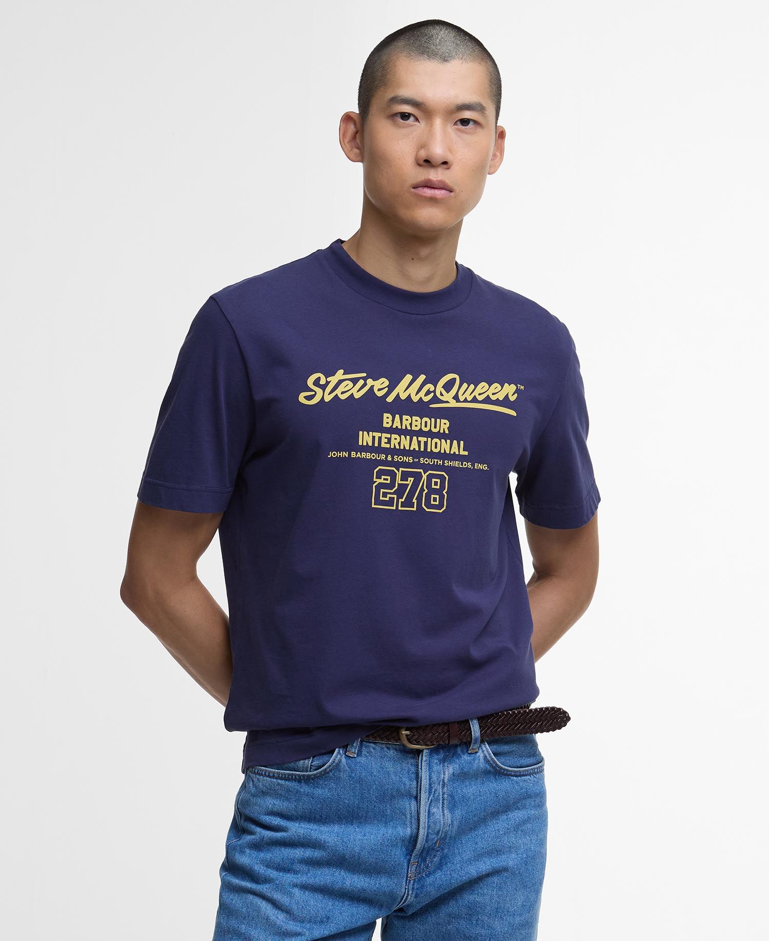 Barbour International Colman SMQ Graphic - T-shirt - Men's | Hardloop
