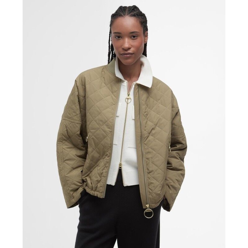 Barbour Emlyn Quilted Bomber Jacket Women's Hardloop