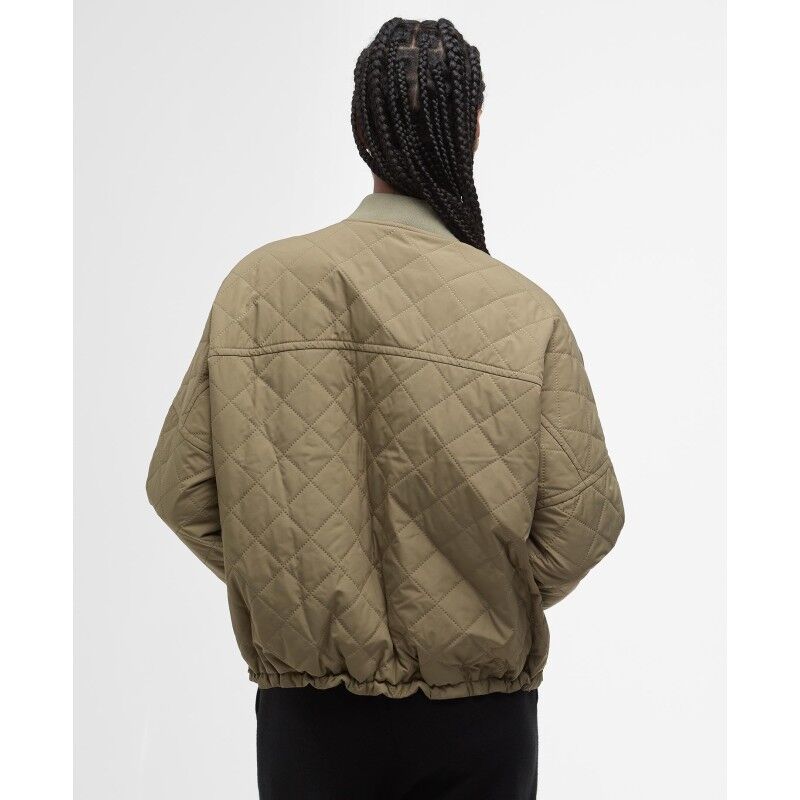 Barbour Emlyn Quilted Bomber - Jas - Dames | Hardloop