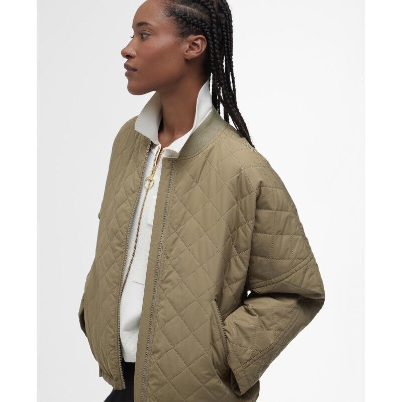 Barbour Emlyn Quilted Bomber - Jas - Dames | Hardloop