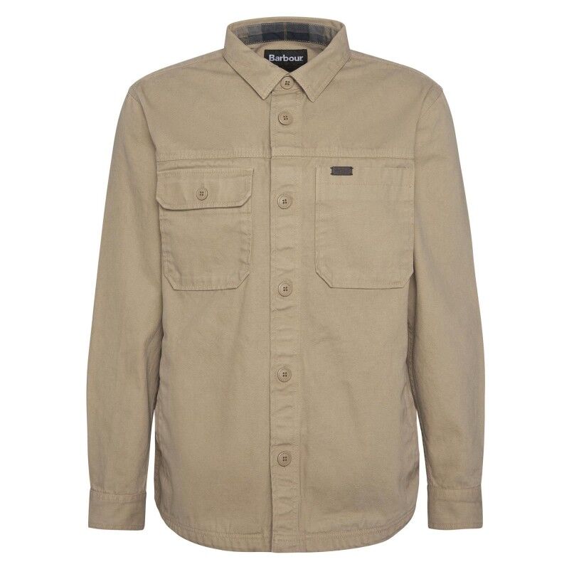 Barbour Lingfield Canvas Overshirt - Giacca - Uomo | Hardloop