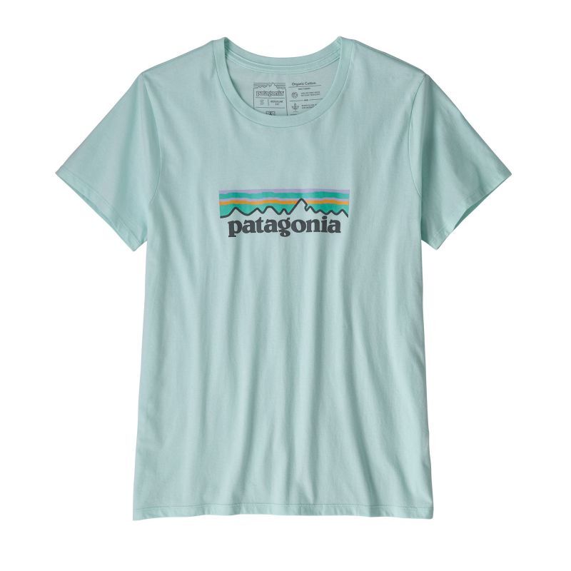 Patagonia Pastel P-6 Logo Organic Crew T-Shirt - T-shirt femme | Hardloop