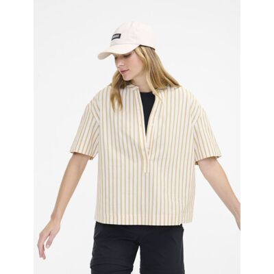 Blouse Rayée Manches Courtes - Skjorta - Dam