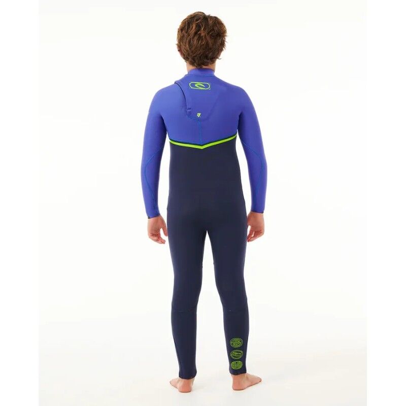 Rip Curl Junior Flashbomb 3/2 mm Chest Zip Wetsuit - Våddragter til surf - Barn | Hardloop