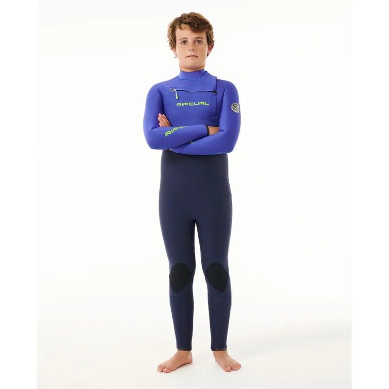 Rip Curl Junior Flashbomb 3/2 mm Chest Zip Wetsuit - Combinaison de surf enfant | Hardloop