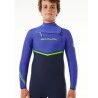 Rip Curl Junior Flashbomb 3/2 mm Chest Zip Wetsuit - Traje de neopreno de surf - Niños | Hardloop