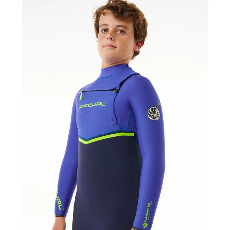 Rip Curl Junior Flashbomb 3/2 mm Chest Zip Wetsuit - Dětsky Surf neopren | Hardloop