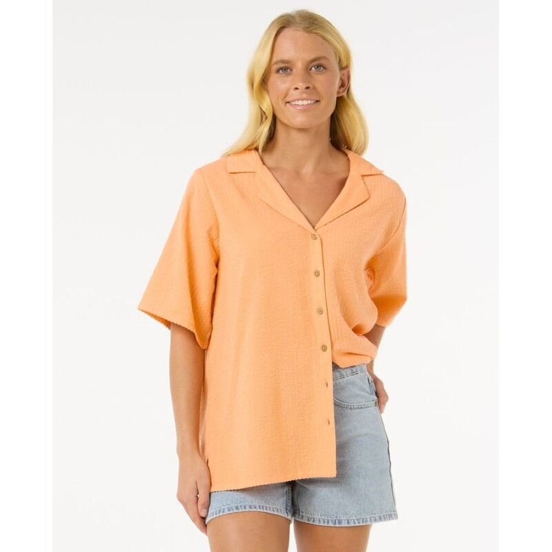Rip Curl Cala Vadella Textured - Camicia - Donna | Hardloop