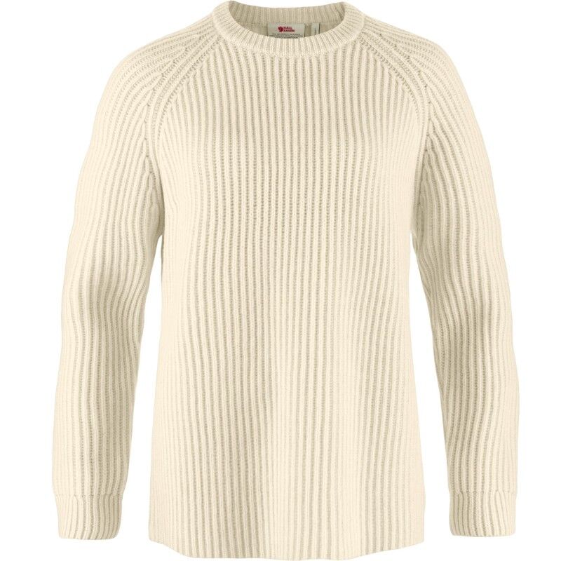 Fjällräven Övik Rib Sweater - Sweter z wełny Merino® damski | Hardloop