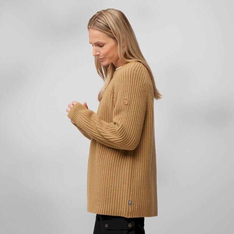 Fjällräven Övik Rib Sweater - Merinopullover - Damen | Hardloop