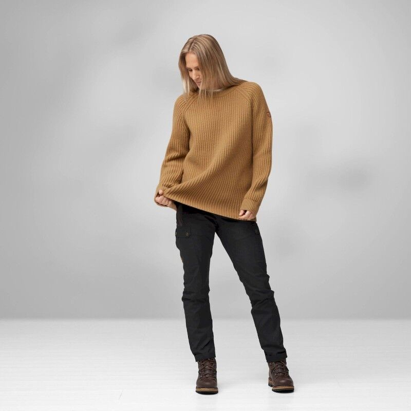 Fjällräven Övik Rib Sweater - Merinopullover - Damen | Hardloop