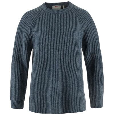 Övik Rib Sweater - Pull en laine mérinos femme