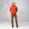 Fjällräven Abisko Grid Fleece Hoodie - Forro polar - Mujer | Hardloop