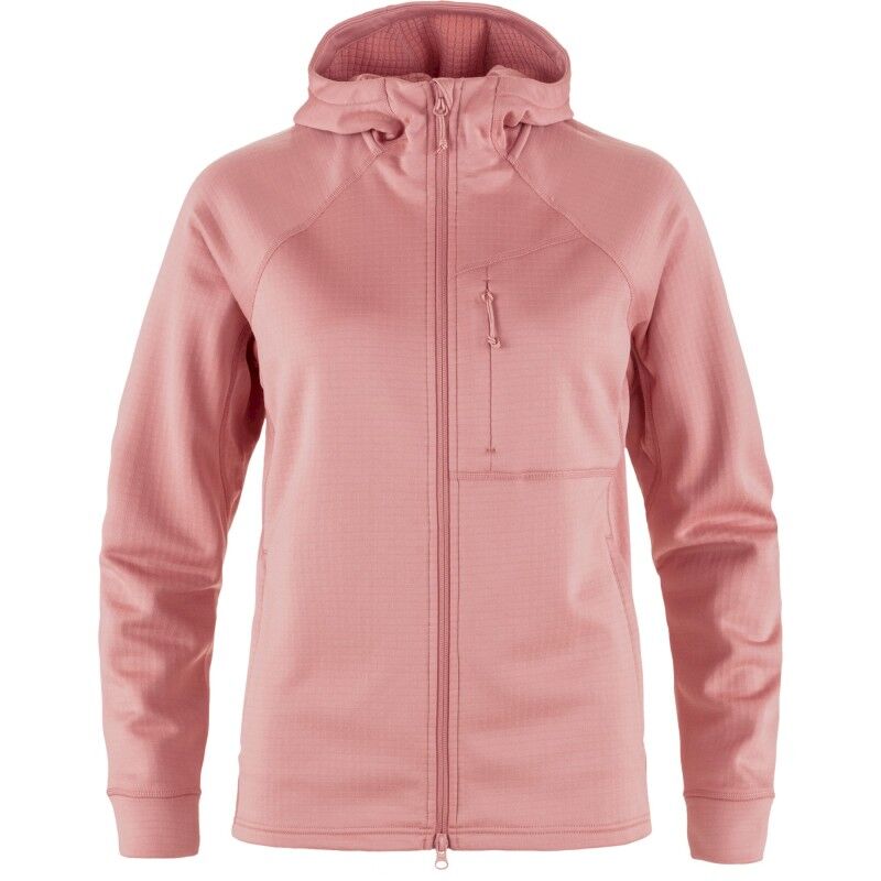 Abisko Grid Fleece Hoodie - Fleecejakke - Damer