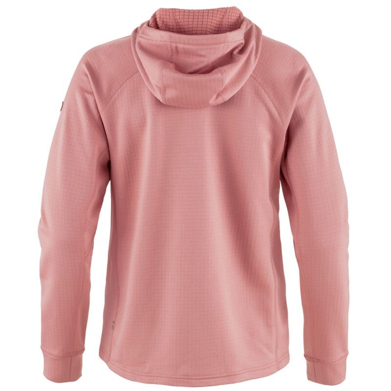 Fjällräven Abisko Grid Fleece Hoodie - Forro polar - Mujer | Hardloop