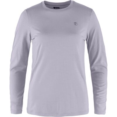 Abisko Wool LS - Camisola térmica de lã merino mulher