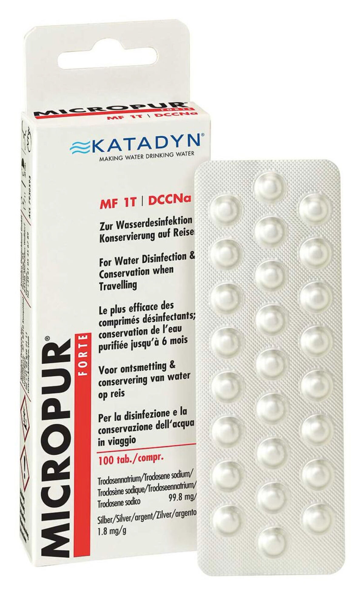 Katadyn Micropur Forte MT1 DCCNa - Wasserdesinfektion