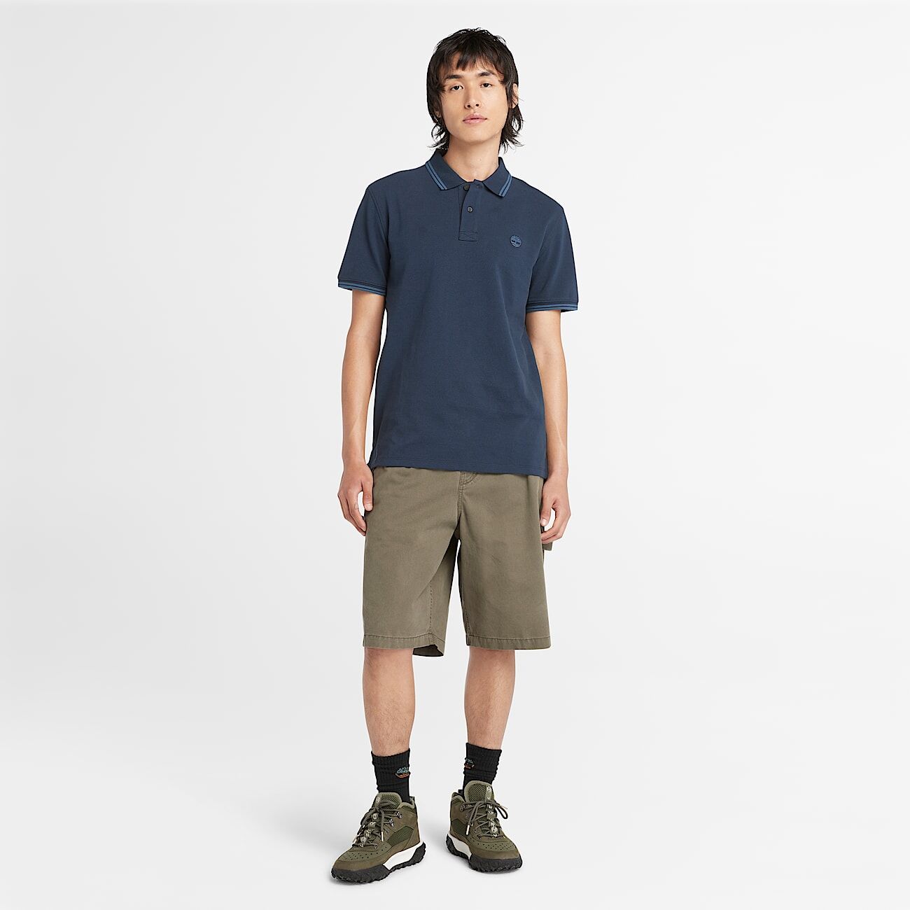 Timberland Millers River Tipped Pique Polo - Koszulka polo meska | Hardloop