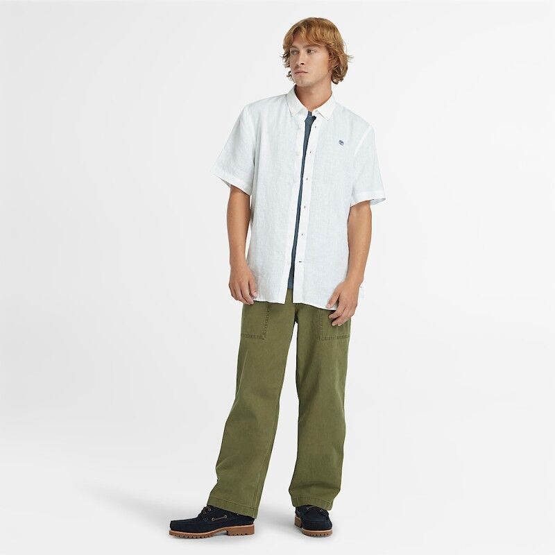 Timberland Mill Brook Linen Shirt - Camisa - Hombre | Hardloop