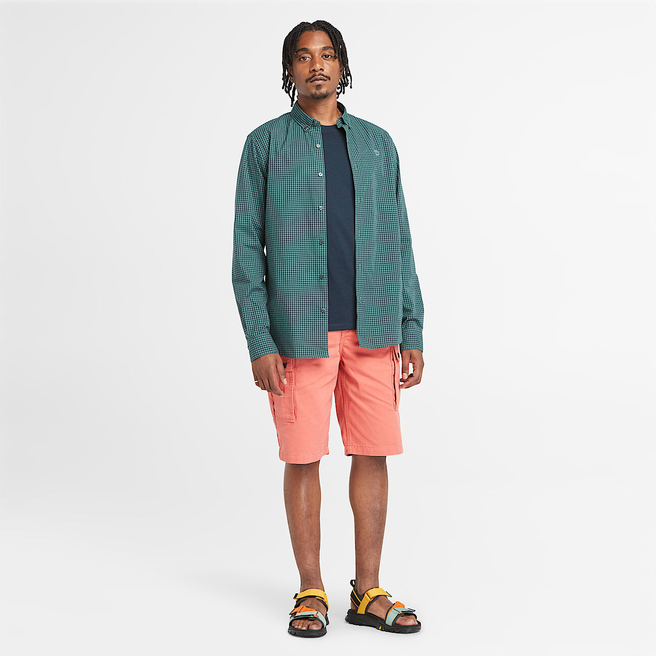Timberland Micro Gingham Poplin Shirt - Shirt - Men's | Hardloop